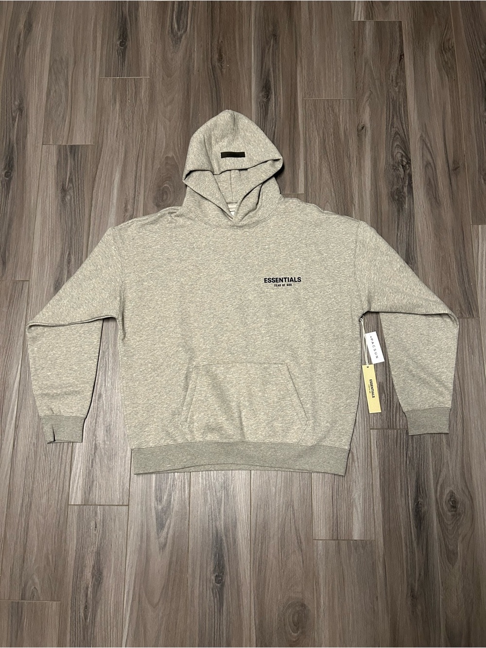 Essentials Fear of God Dark Oatmeal Hoodie Brand New